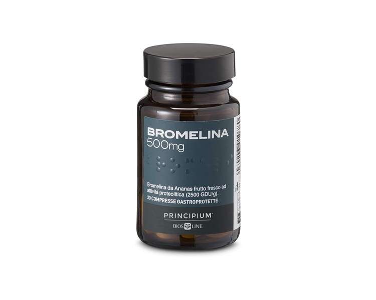 Biosline Principium Bromelain Dietary Supplement 30 Tablets