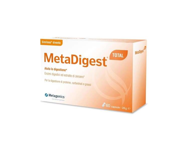 Metagenics Metadigest Total Digestion Supplement 60 Capsules