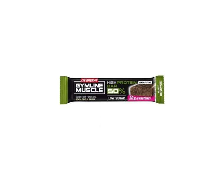 Enervit Gymline Muscle High Protein Bar 50% Brownie 60g