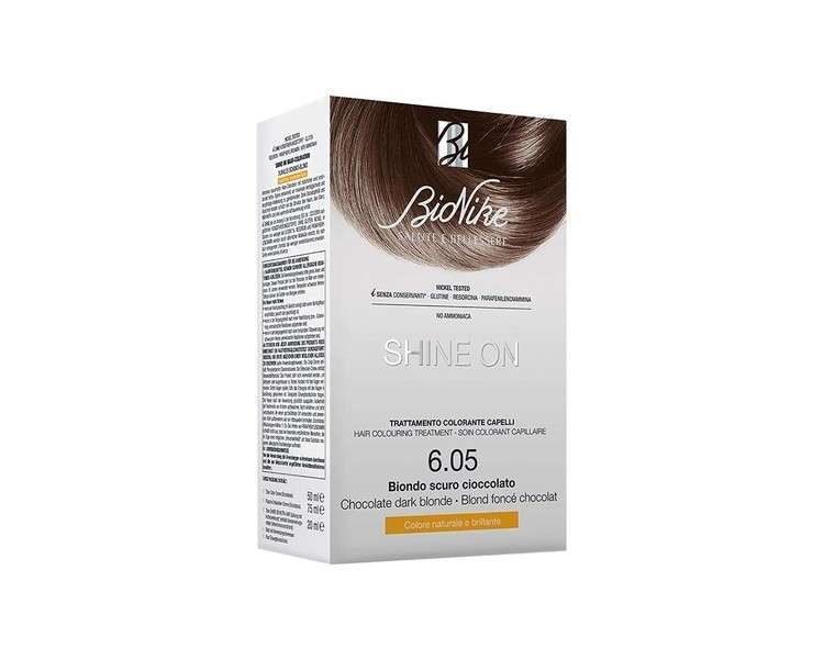 BioNike Shine On Hair Coloring Treatment Chocolate Blonde 6.05