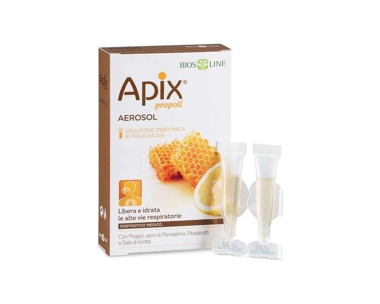 Apix Propolis Aerosol 10 Single Dose Vial 2ml