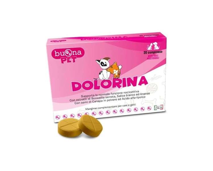 Steve Jones Dolorina 20 Tablets New Formula