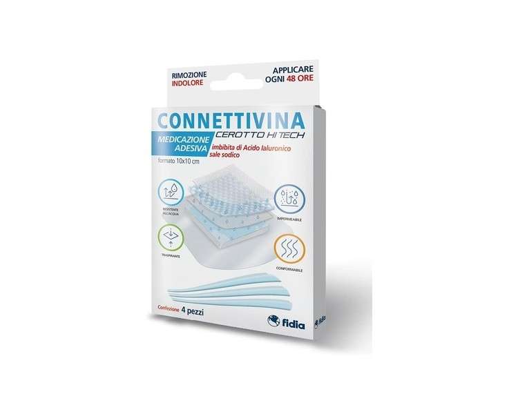 Fidia Farmaceutici Cerotto Connettivina Hitech 10 x 10 cm