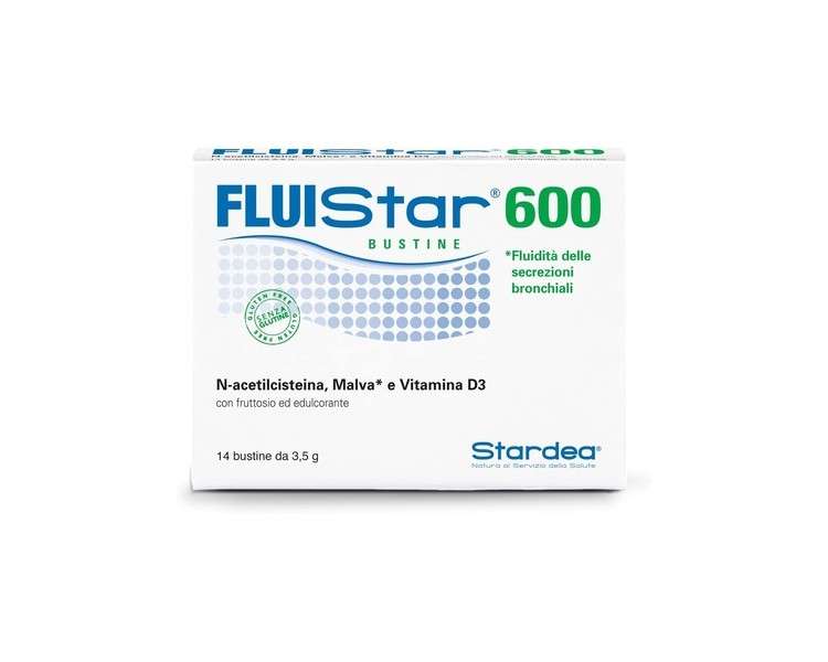 Fluistar 600 Soothing and Calming Effect Respiratory Well-being Natural Origin Mallow Vitamin D