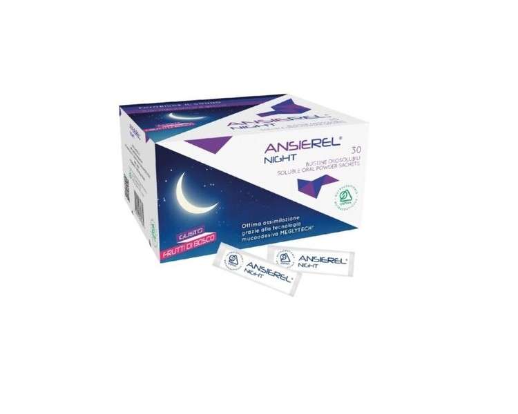 INPHA DUEMILA Ansierel Night Sleep Supplement 30 Sachets