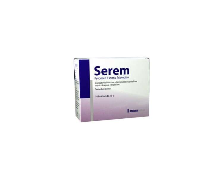 Anserisfarma Serem Sleep Dietary Supplement 14 Bags