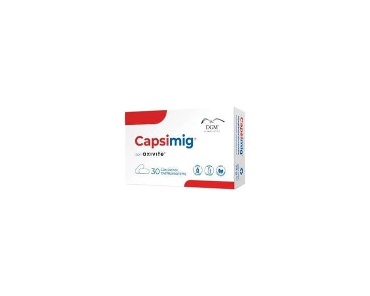 DGM FARMACEUTICI Capsimig Bone and Joint Health Supplement 30 Tablets