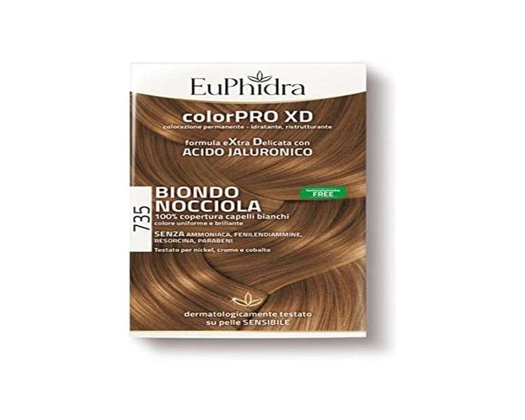 EuPhidra Colorpro XD Extra Soft Color Tincture 735 Blonde Hazel 50ml