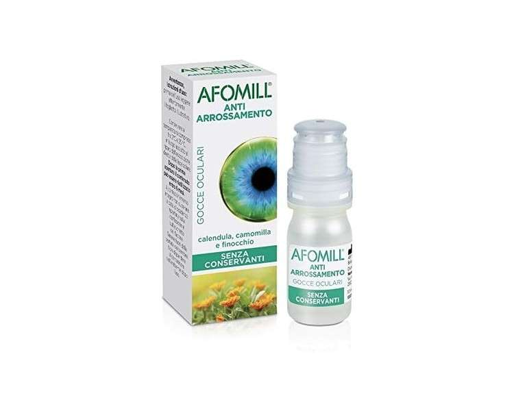 Afomill Eye Drops Redness Relief with Calendula, Chamomile, and Fennel 10ml