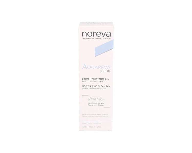 Noreva Aquareva Moisturizing Cream Light Textured 40ml