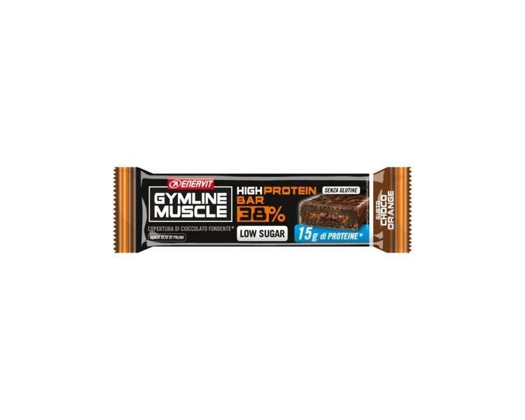 Enervit Gymline Muscle High Protein Bar 38% Choco Orange 40g