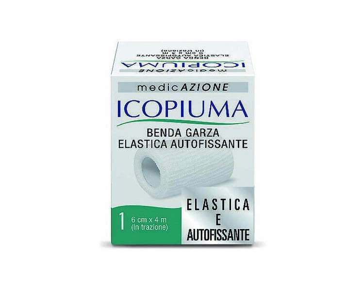 Icopiuma Self-Adhesive Elastic Bandage 6cm x 4m