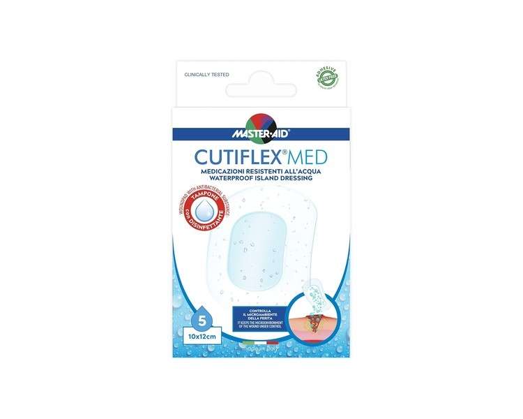 Master Aid Cutiflex MED 10 x 12 cm 5 Pieces