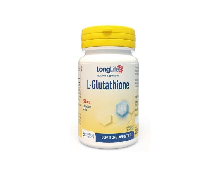 Phoenix Longlife L-Glutathione 250mg 30 Tablets