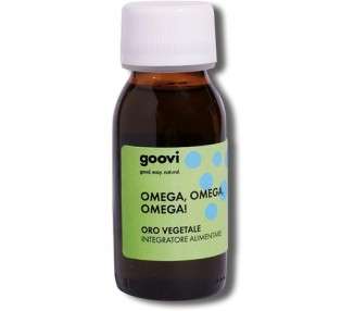 Goovi Omega 3 Omega 6 and Omega 9 Vegetable Gold Dietary Supplement 60ml