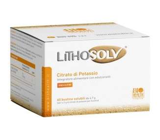 Biohealth Italia Lithosolv Potassium Citrate Dietary Supplement 60 Bags