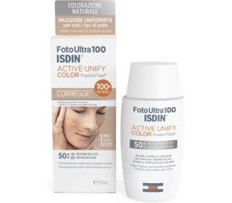 Isdin FotoUltra 100 Active Unify Color Fusion Fluid Face Sunscreen SPF50+ 50ml
