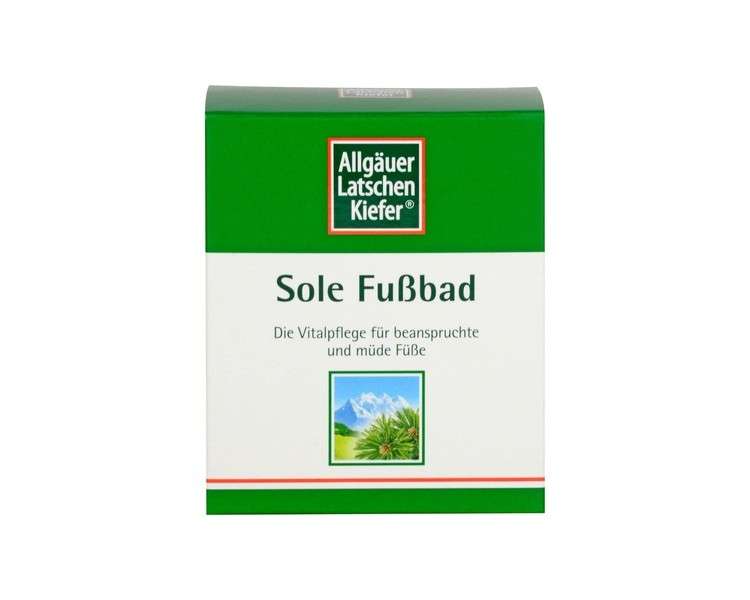 Allgäuer Latschenkiefer Sole Foot Bath 100g