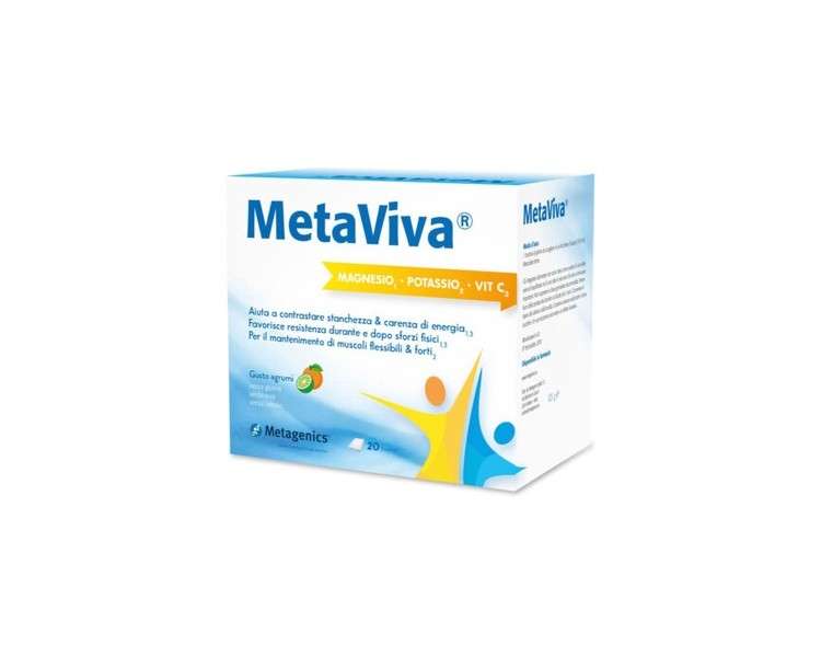 MetaViva Magnesium Potassium Vitamin C Metagenics 20 Sachets