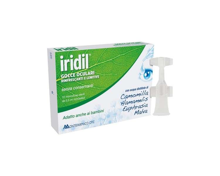 Iridil Eye Drops 10 Sterile Reusable Ampoules 0.5ml