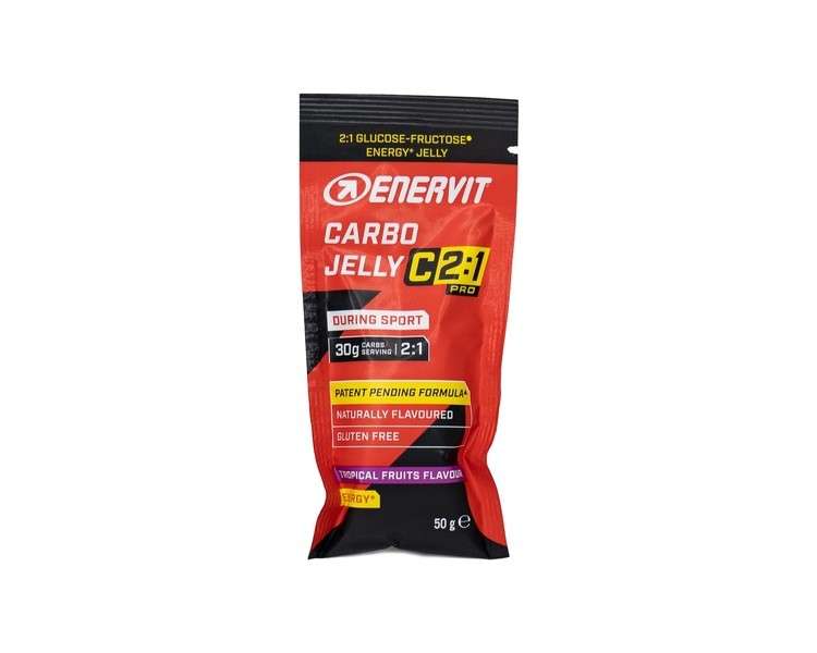 Enervit C2:1 Pro Carbo Jelly Tropical Fruit Energy Gel 50g