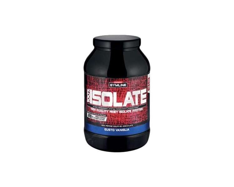 Enervit Gymline 100% Whey Isolate Vanilla Sports Supplement 900g