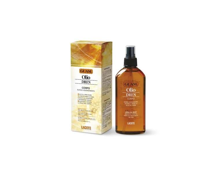 Guam Dren Body Massage Oil with Draining Effect 200ml