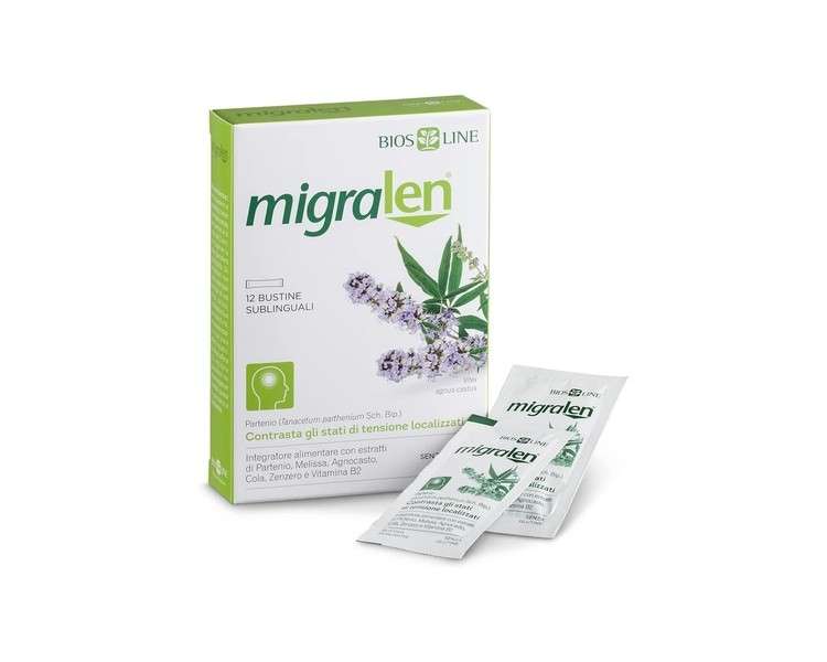 Migralen Natural Remedy for Headaches 12 Sachets