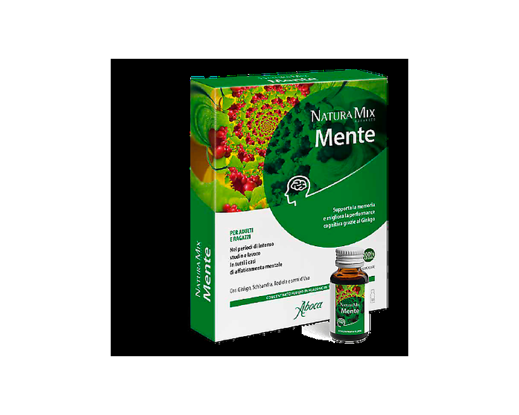 Natura Mix Advanced Mente Aboca 10 Vials 15g