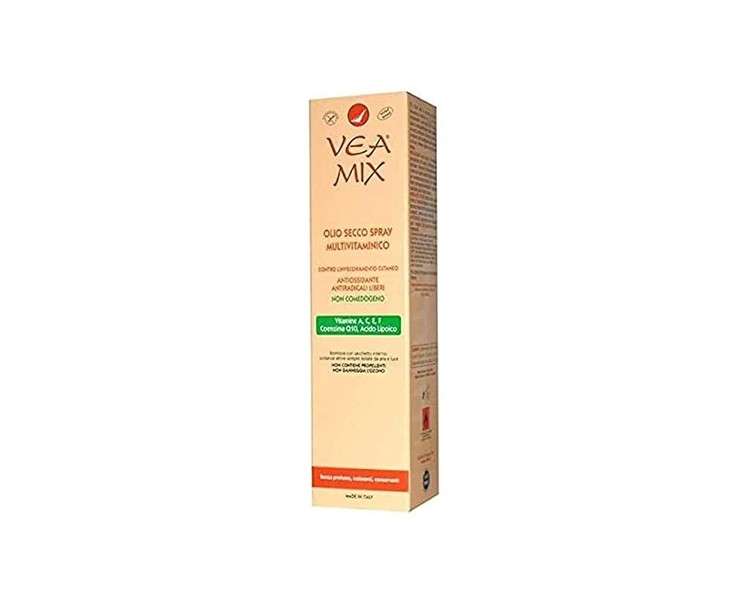 Vea Mix Dry Oil Spray 100ml Multivitamin Antioxidant