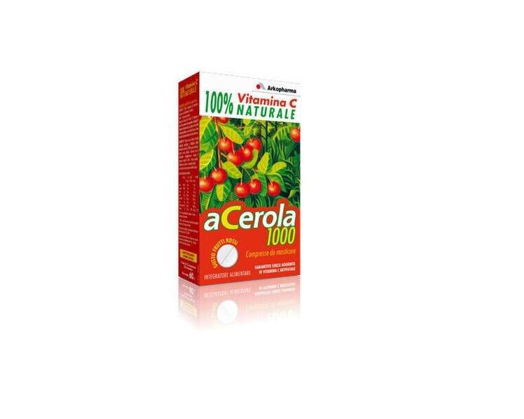 Arkopharma Acerola 1000 Dietary Supplement 30 Chewable Tablets