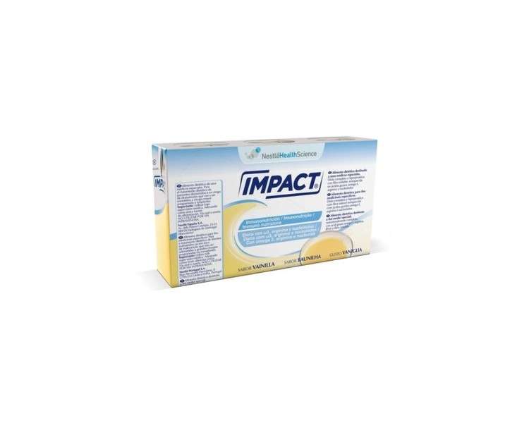 Nestlé Health Science Impact Oral Vanilla Immunnutrition Formula Ready to Drink - Pack of 3