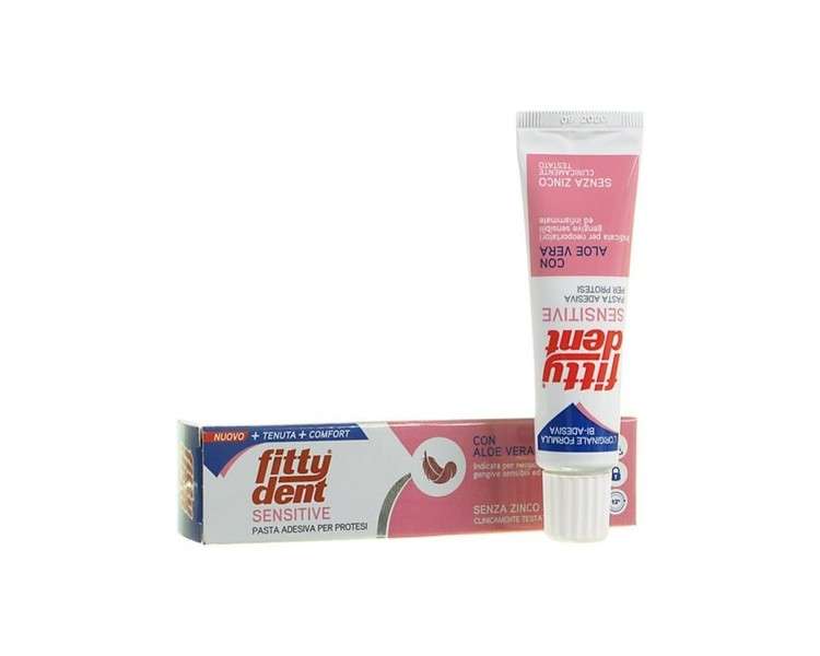 Fitty Dent Sensitive Adhesive Paste for Dentures 40g