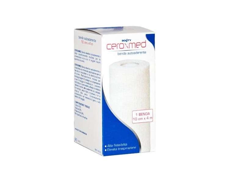 Ceroxmed Self-Adhesive Elastic Bandage 10cm X 4m