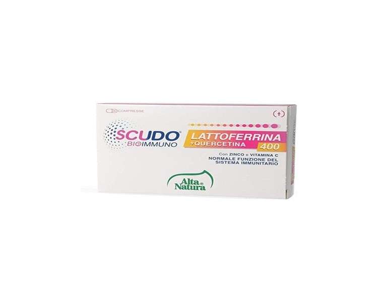 Alta Natura Scudo Lactoferrin 400 + Quercetin Supplement 30 Tablets