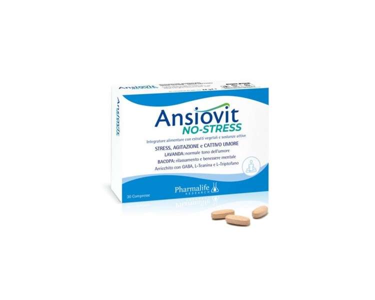 Ansiovit No-Stress Pharmalife Research 30 Tablets