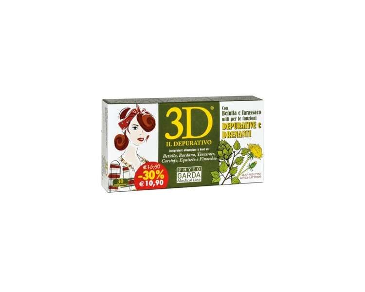 3D DAS DEPURATIVE Phyto Garda 30 Tablets
