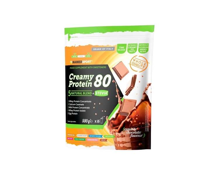 NAMEDSPORT Creamy Protein 80 Exquisite Chocolate 500g