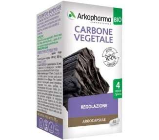 Arkofarm Arko Organic Vegetable Charcoal Capsules 40 Capsules