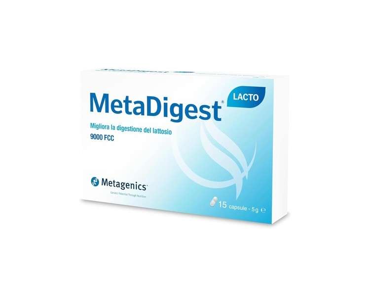 Metagenics Belgium Bvba Metadigest Lacto 15 Capsule