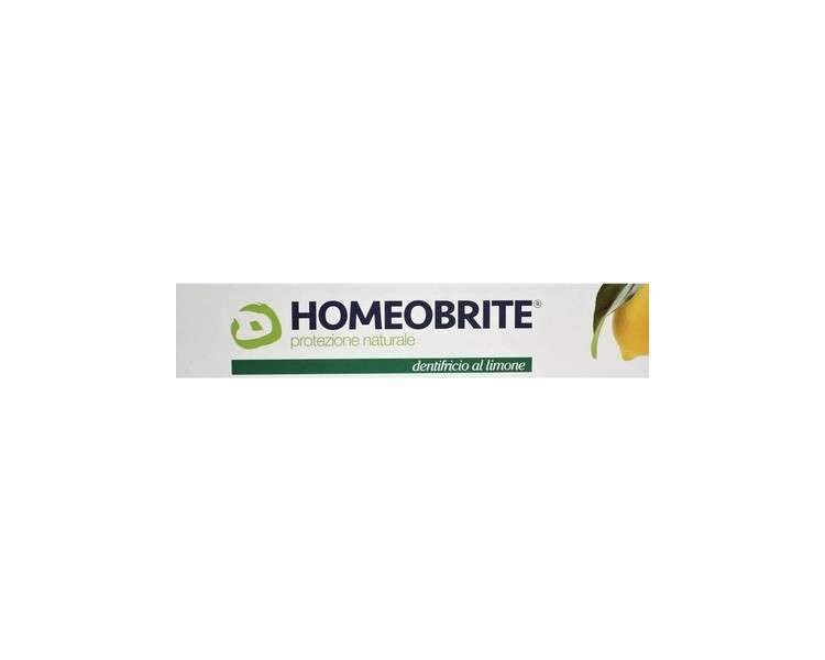 Homeofresh Bio Al Limone Toothpaste 75ml