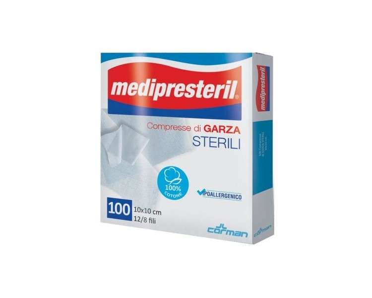 Sterile Mullkompressen 10x10cm Medipresteril Corman