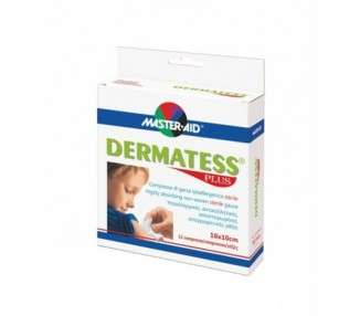 Master-Aid Dermatess Plus Sterile Hypoallergenic Gauze Pad 10x10cm - Pack of 12