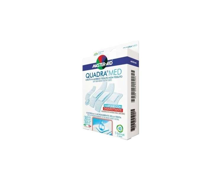Master-Aid Quadra Med Soft Non-Woven Fabric Pad with Disinfectant
