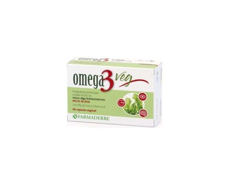 FARMADERBE Omega3 Veg Cholesterol Levels Supplement 60 Capsules