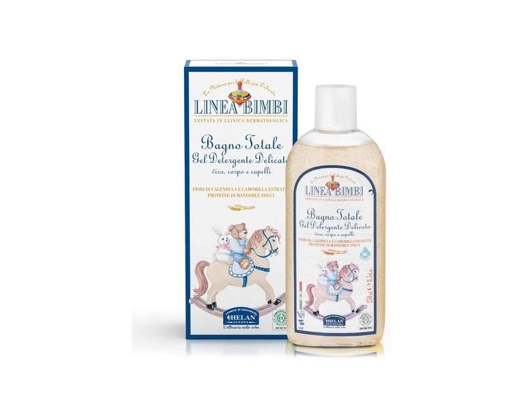 Helan Linea Bimbi BIO Baby Shampoo and Body Wash with Marigold and Chamomile Flower Extracts 250ml