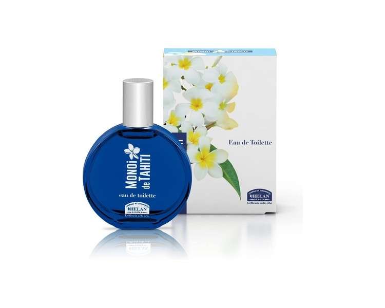 Helan Monoi de Tahiti Perfume for Women with Coconut Oil and Tiare Flowers Floral Womens Perfumes Vanilla Perfume Exotic Gourmand and Fruity Fragrance Eau de Toilette 50ml