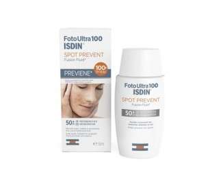 FotoUlta100 ISDIN Spot Prevent SPF50+ Fusion Fluid High Protection 50ml