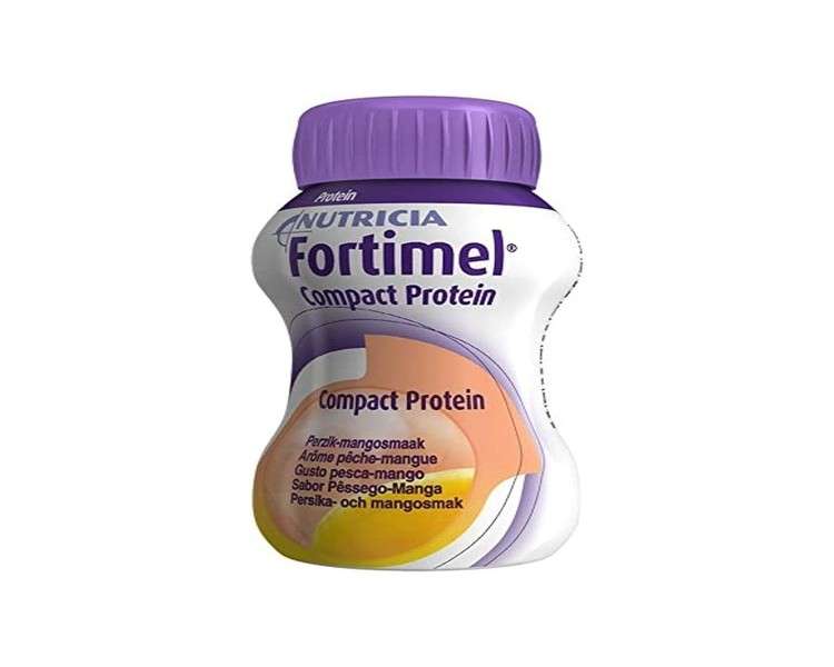 Nutricia Fortimel Compact Protein Peach Dietary Supplement 4x125ml