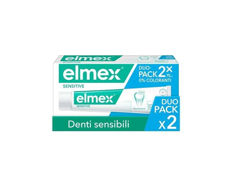 Elmex Sensitive Teeth Toothpaste 75ml - Pack of 2